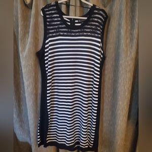 Ribbed sweater dress